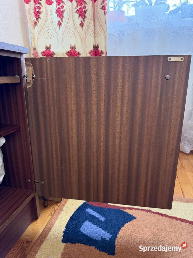 Szafka PRL vintage z półką do renowacji Pozostałe mazowieckie Warszawa