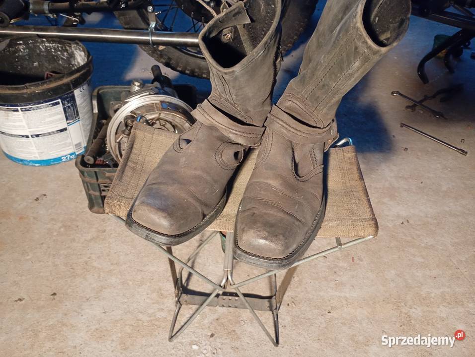 Buty motocyklowe sztyblery kowbojki