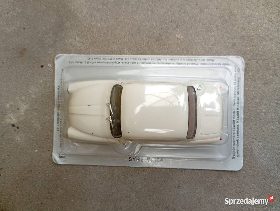 SYRENA 104 model 143 kultowe auta PRL deagostini Warszawa sprzedam
