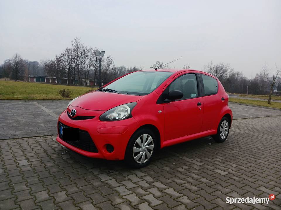 Toyota Aygo 10 benz lift 2014r Bez korozji welurowa tapicerka Rybnik