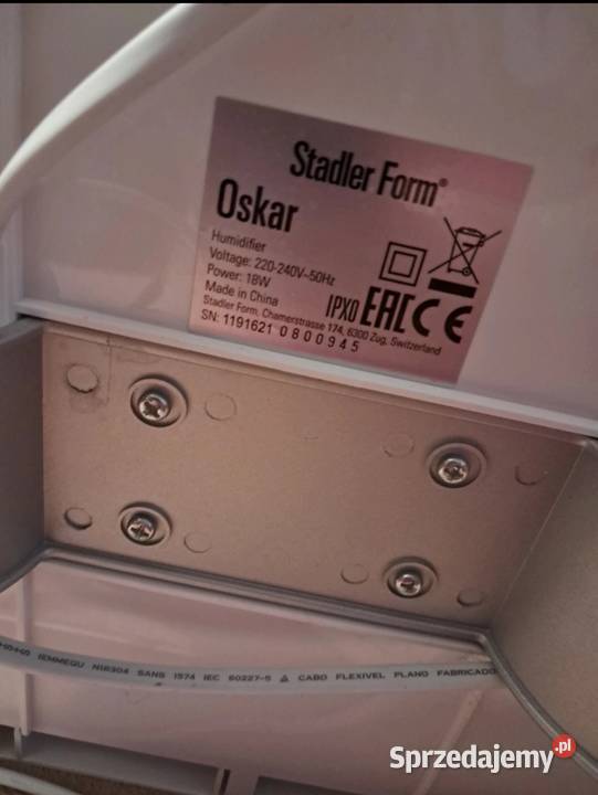 Nawilżacz ewaporacyjny Stadler Form Oskar świętokrzyskie Kielce