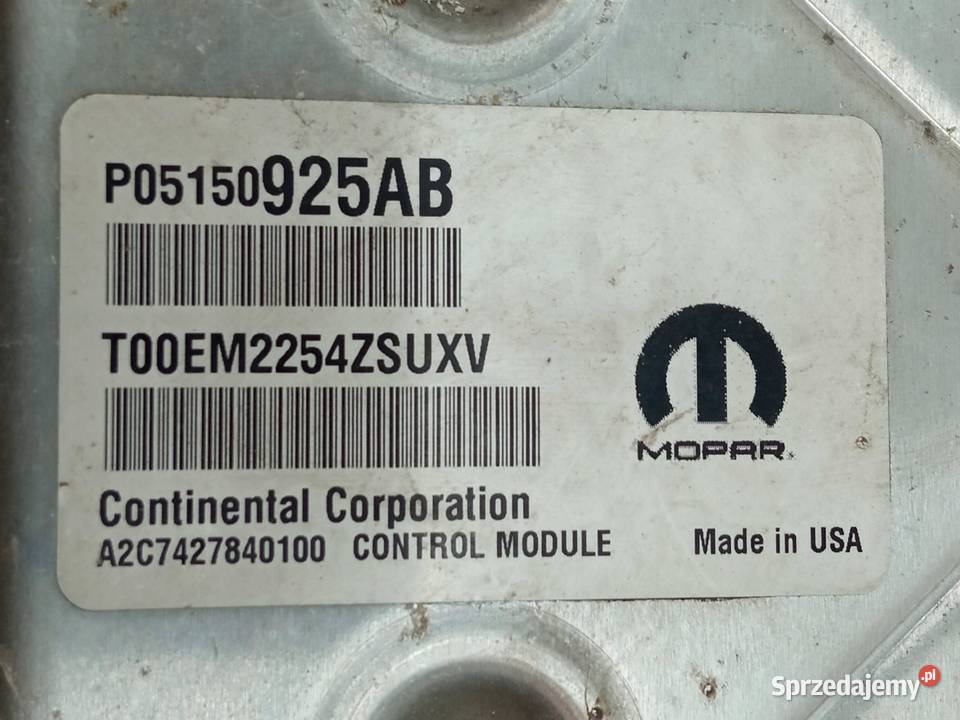 STEROWNIK SILNIKA P05150925AB 32 B 272 Jeep