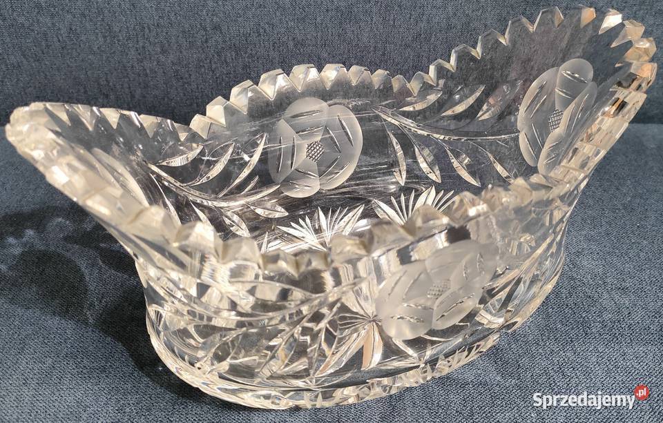 Zestaw szkła kryształowego misy popielniczka i Bielsko-Biała