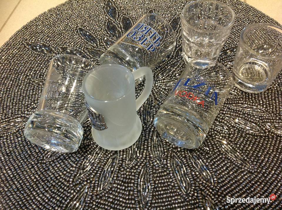 Kieliszki Różne 6 Zastawa stołowa lubuskie Nowa Sól