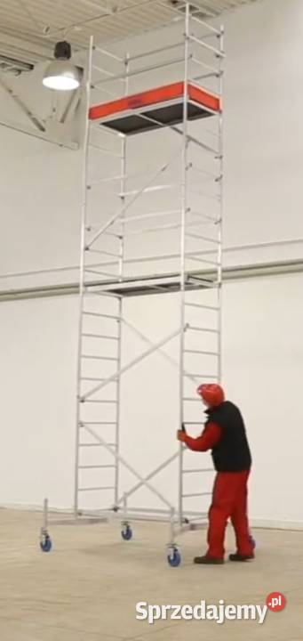 Wynajem rusztowania aluminiowego 8 m schody