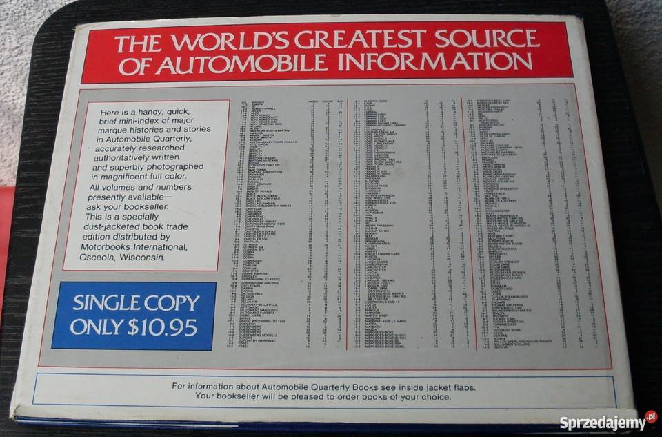 KsiążkaAutomobile Quarterly volume 17 Number 4 Akcesoria