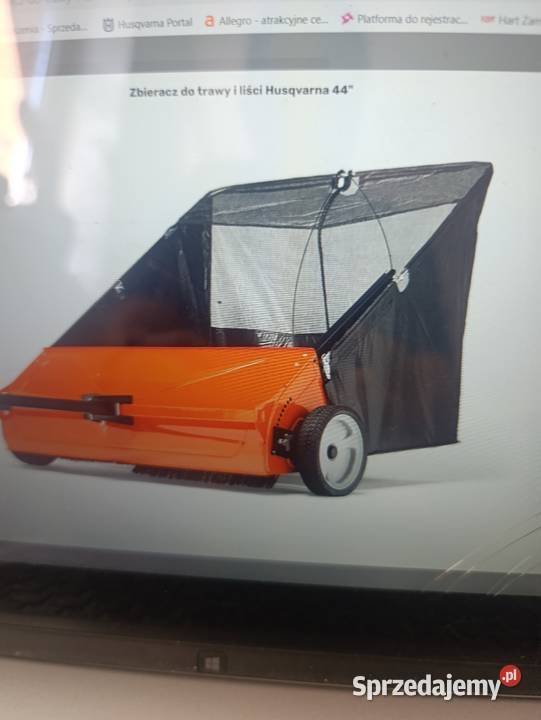 Zbieracz do trawy liści Husqvarna sweeper sprzedam