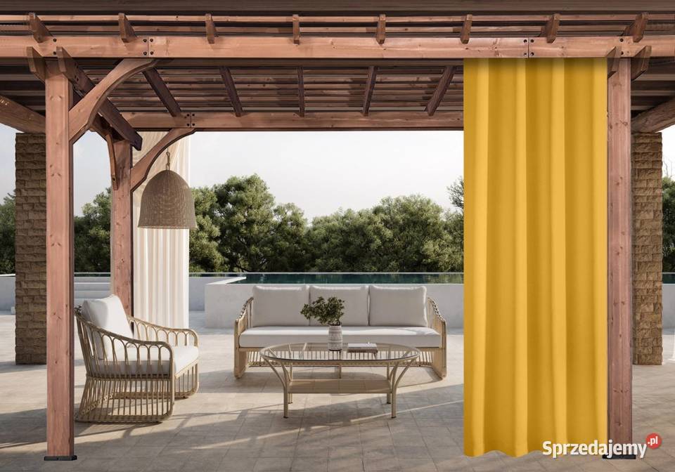 ZASŁONY OGRODOWE WODOODPORNE 155x200 TUNEL taras Nowa Sól sprzedam