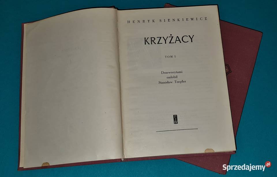 Krzyżacy Tom I iI Wyd 1970r Starocia mazowieckie Warszawa