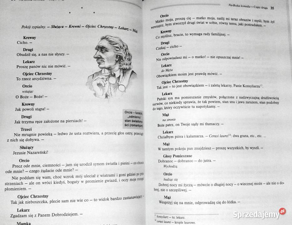 NieBoska komedia Lektura z opracowaniem Zygmunt Chełm sprzedam
