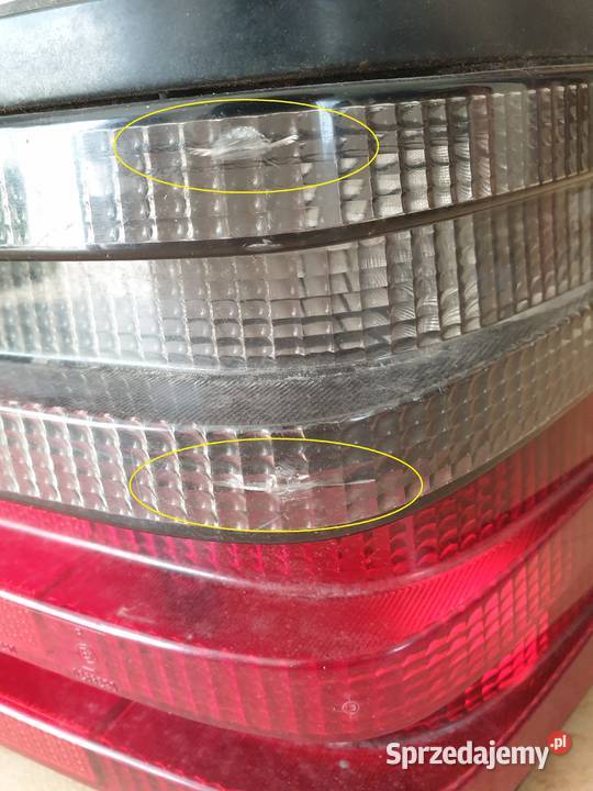 Mercedes W124 sedan lampa prawy tył ciemna Hella Legnica sprzedam