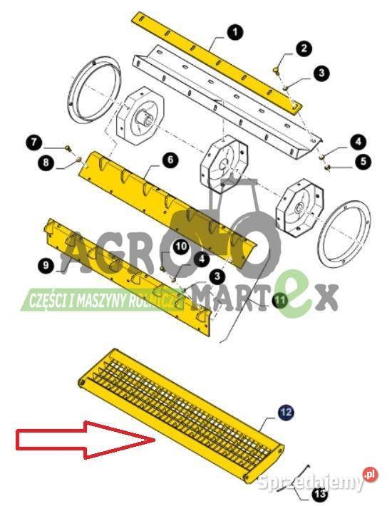 84069727 KLEPISKO CX CNH dolnośląskie Wichrów