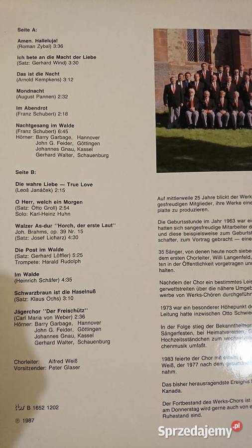 Płyta winylowa Ich kenne ein Land Viessmann płyta winylowa Płyty i kasety mazowieckie Warszawa