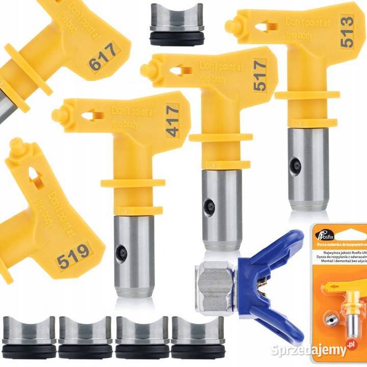 Zestaw 5 Dysz Malarskich Rosfix 5X z Osłoną ze Ludźmierz