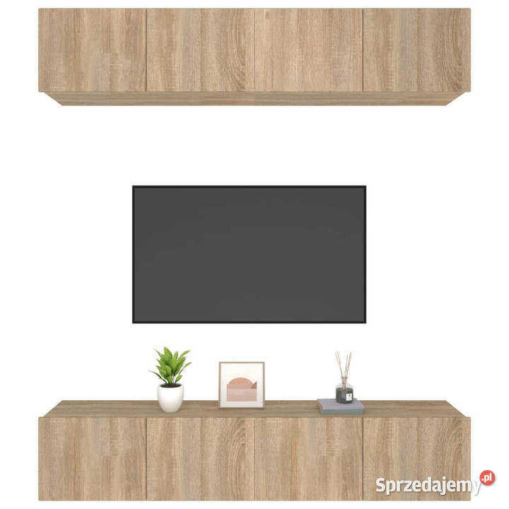 Ścienne szafki TV 4 dąb sonoma 80x30x30 Warszawa