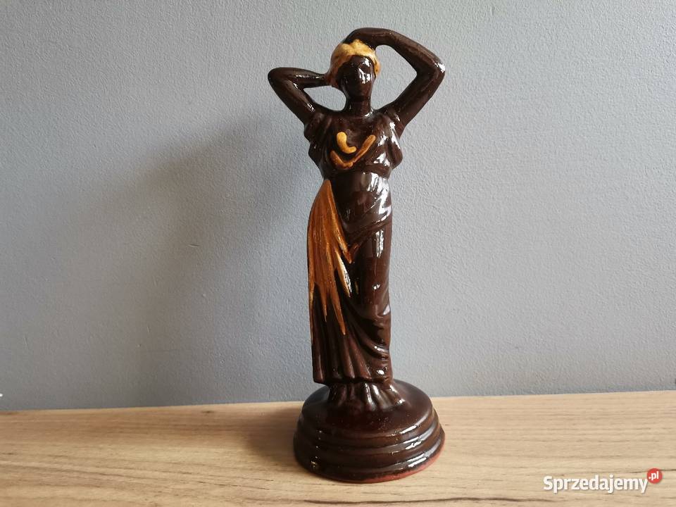 Stara figurka Rzymianka ceramika design PRL 1960