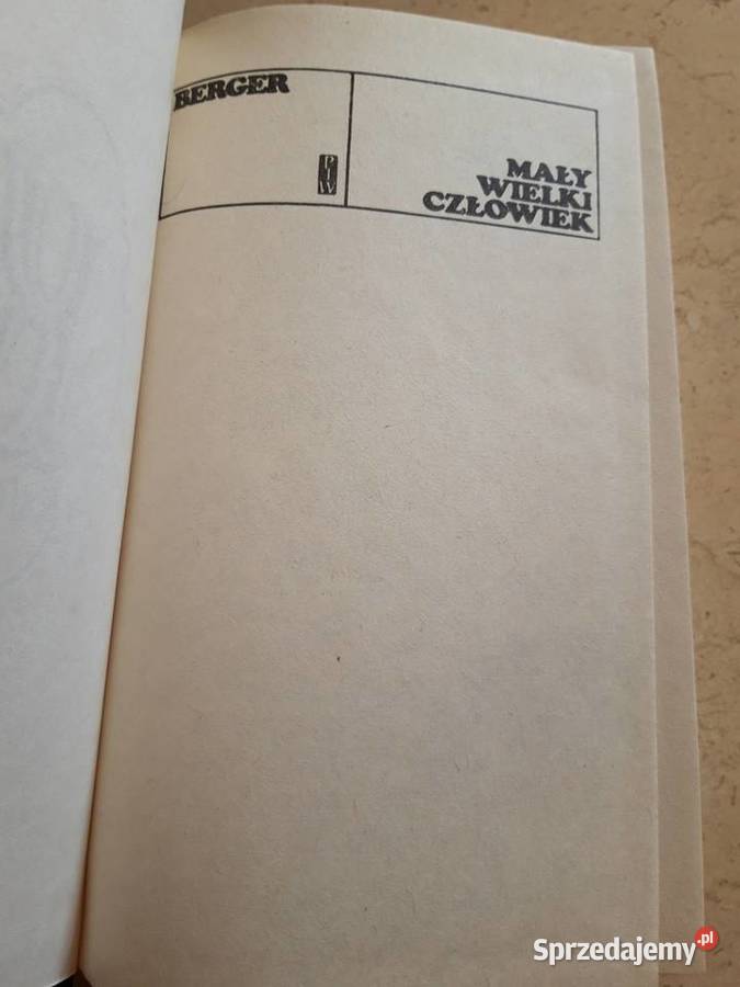 Mały wielki człowiek Thomas Berger KSIĄŻNICA Bielsko-Biała