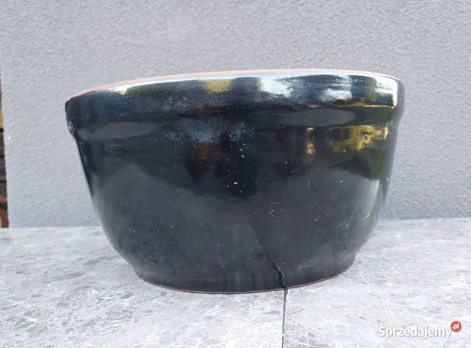 52 Makutra stara duża misa porcelit kamionka Tczew