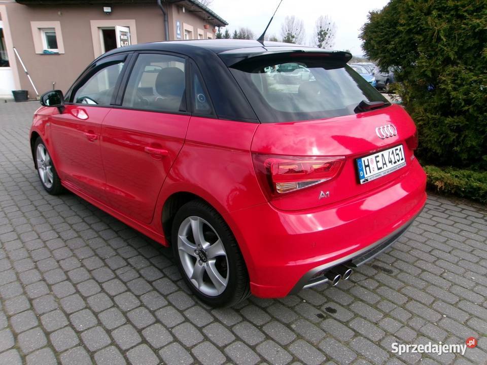 Audi A1 14 S Line czerwony Dolna Grupa sprzedam