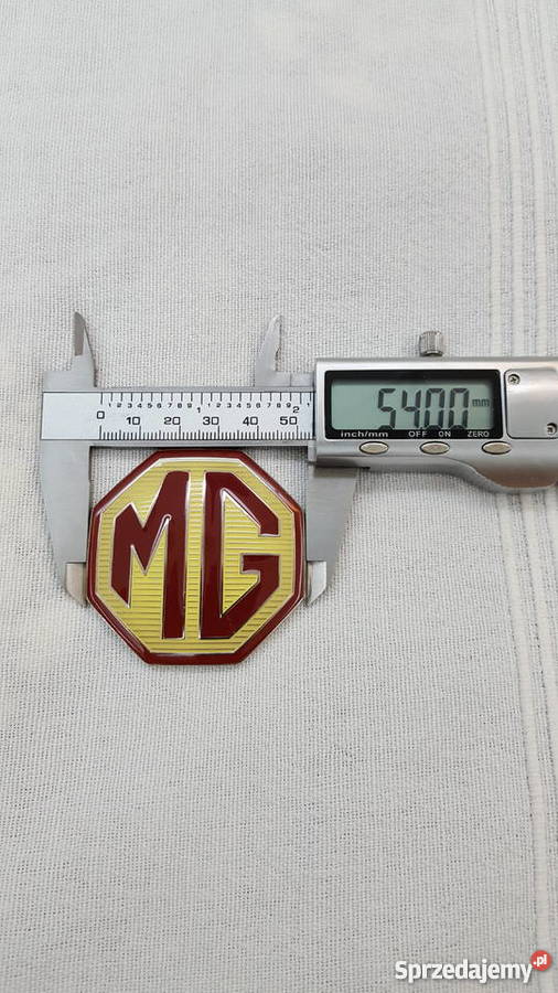 MG TF EMBLEMAT ZNACZEK LOGO PRZÓD TYŁ NOWE Poznań