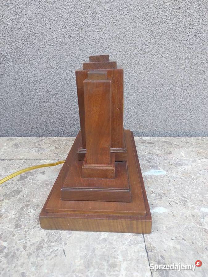 241 Stary zegar stołowy art deco mechanizm Tczew