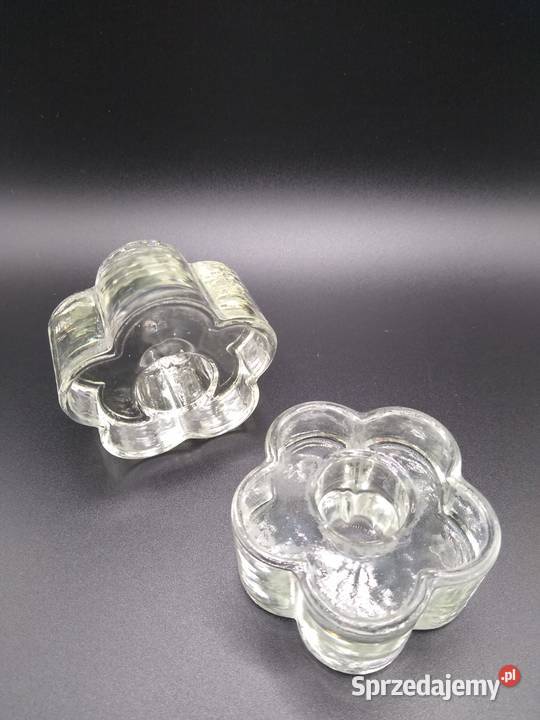 Świecznik świeczniki kwiat 2 sztuki candlestick Gdańsk