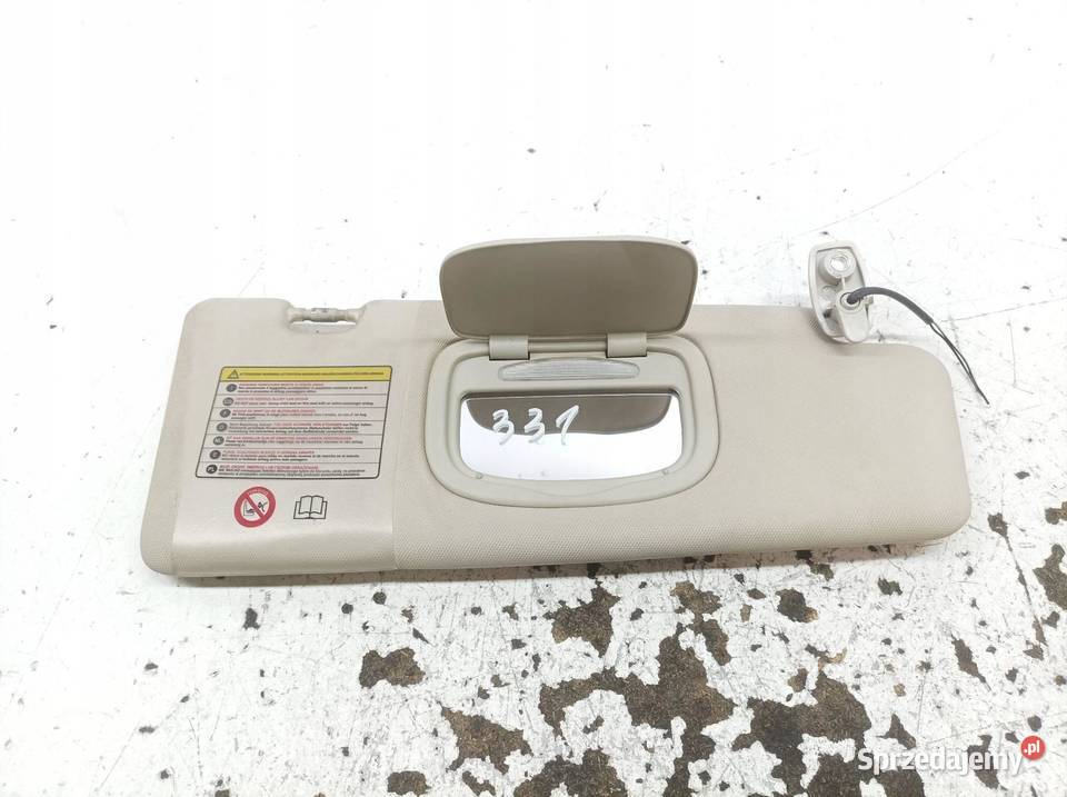 DASZKI PRZECIWSŁONECZNE PRAWY PASAŻERA OSŁONA