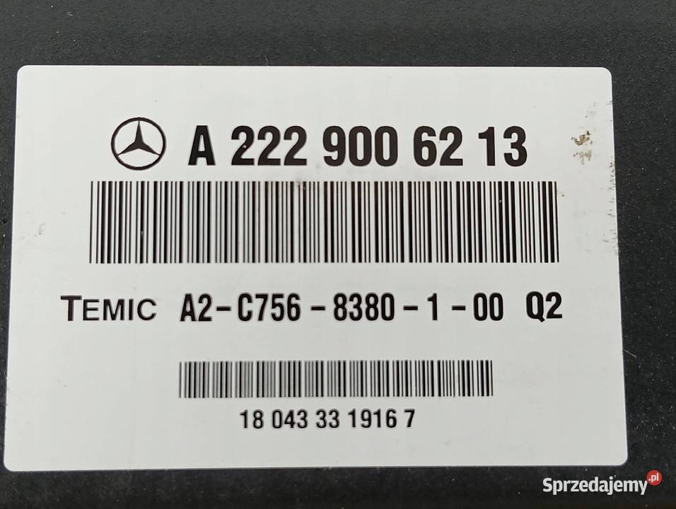 MODUŁ ZAWIESZENIA A2229006213 MercedesBenz osobowe świętokrzyskie