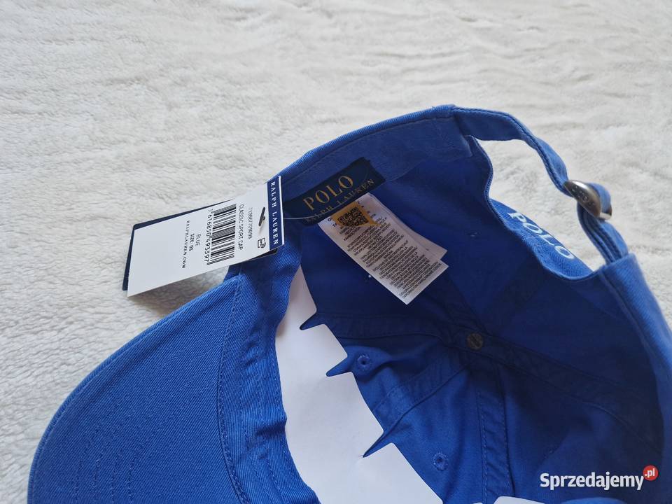 Nowa niebieska czapka z daszkiem Polo Ralph Bibice sprzedam