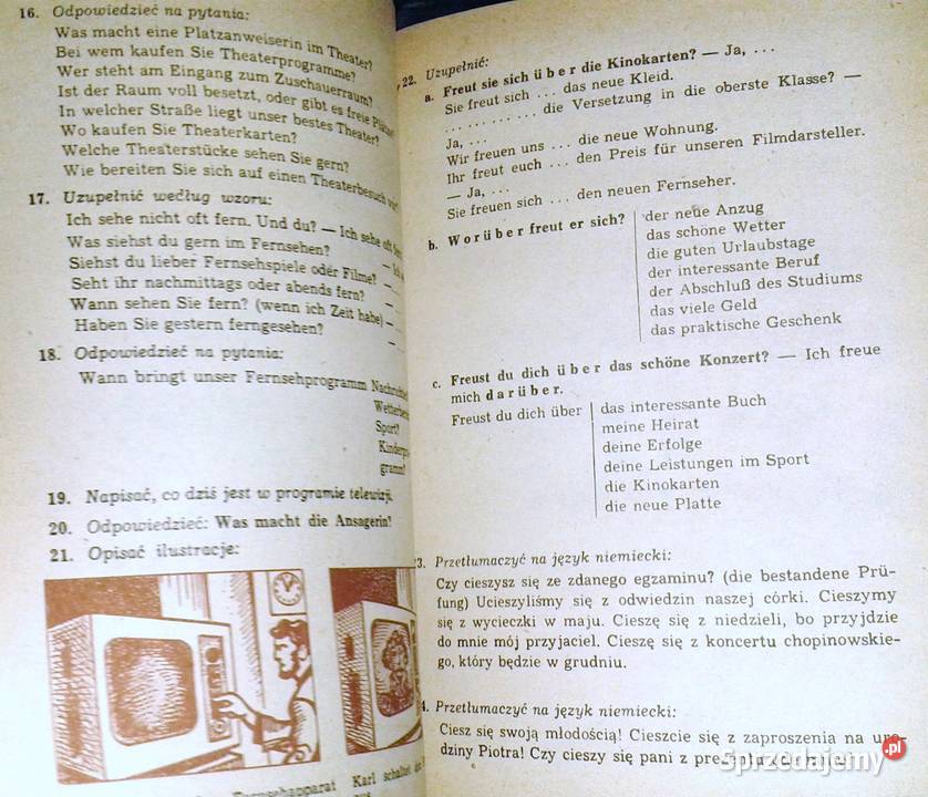 Uben Sie Mit Zbiór ćwiczeń niemiecki Barbara Rok wydania 1987 Chełm sprzedam