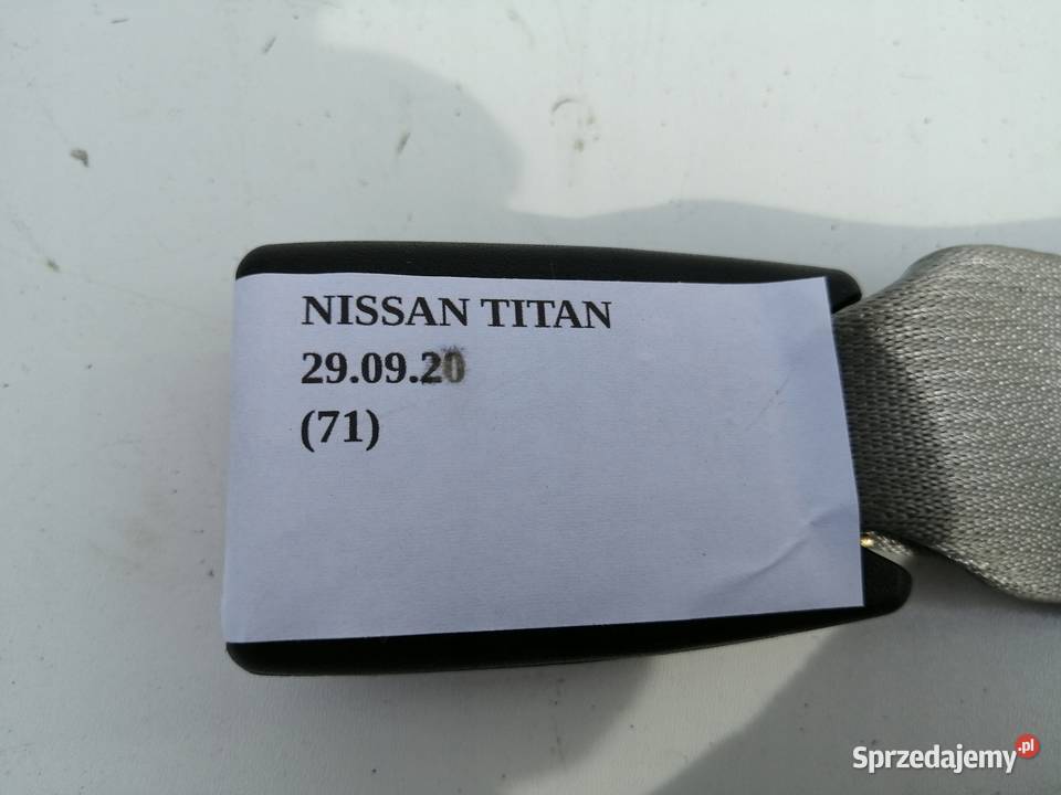 ZAPINKA KLAMRA PASA BEZPIECZEŃSTWA NISSAN TITAN Nowy Tomyśl