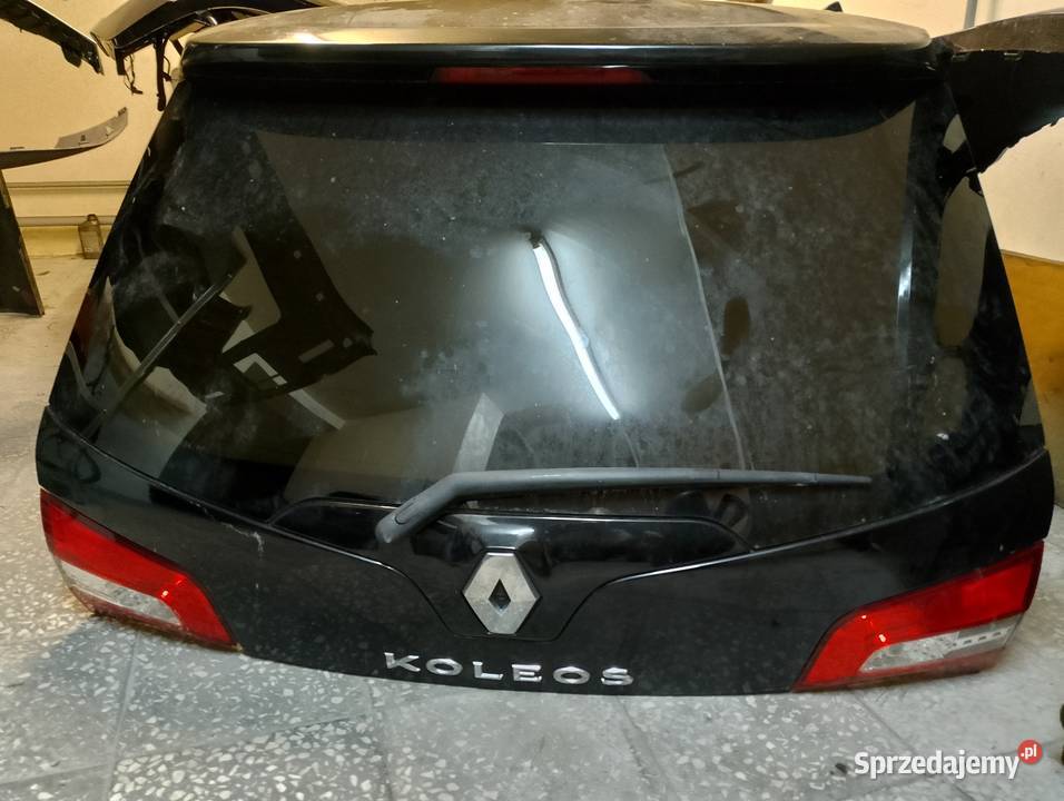 Klapa bagażnika Renault Koleos czarna