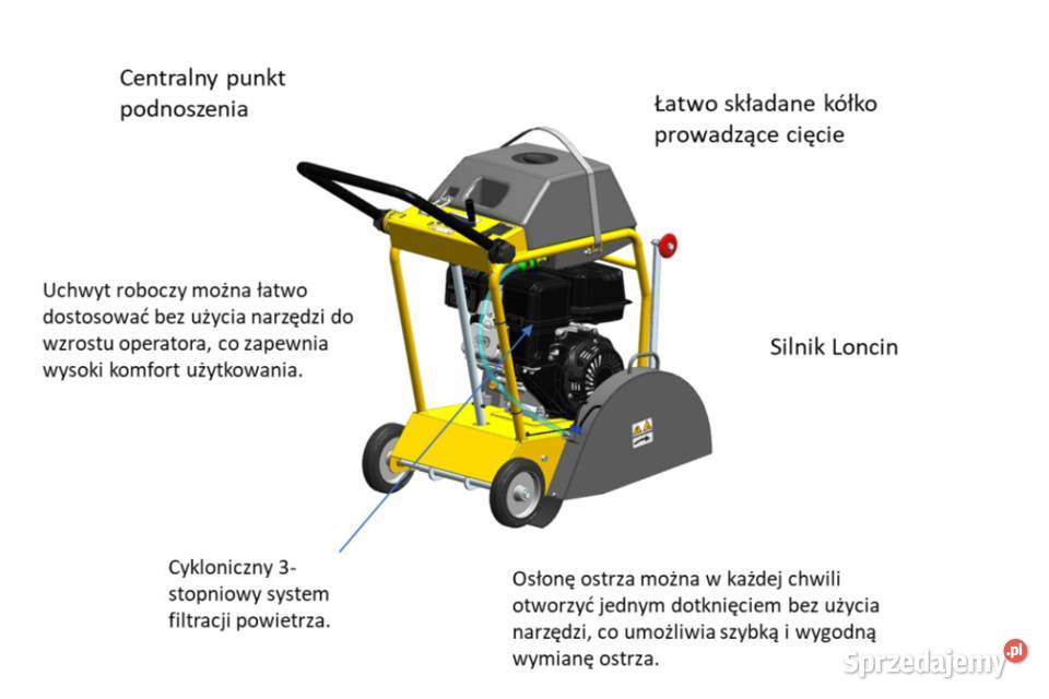 Jezdna przecinarka spalinowa Wacker Neuson Dunkowa
