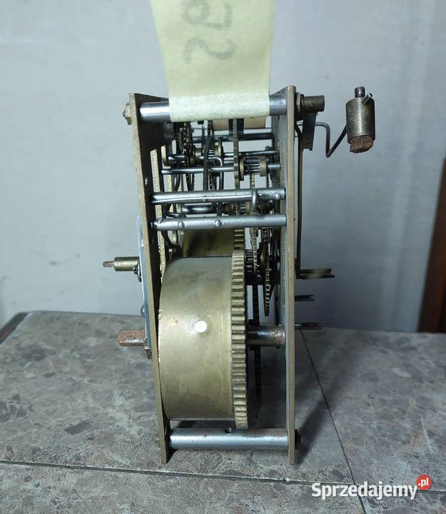 695 Mechanizm starego zegara ściennego Kienzle Antyki