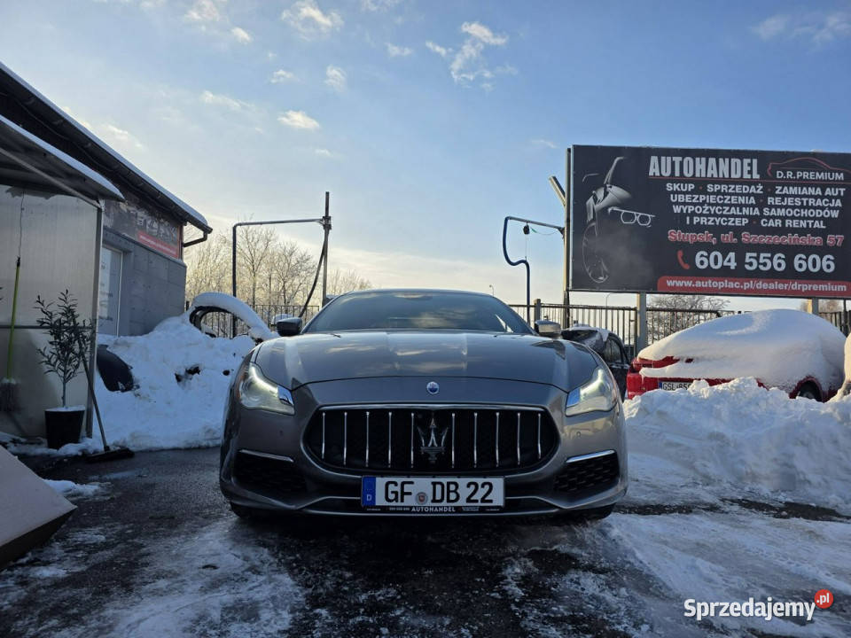 Maserati Quattroporte 30 Benzyna 410 Gran Losso ogranicznik prędkości Słupsk