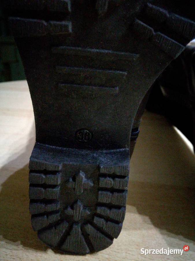 Kozaki zimowe długie z naturalnej skory Lublin