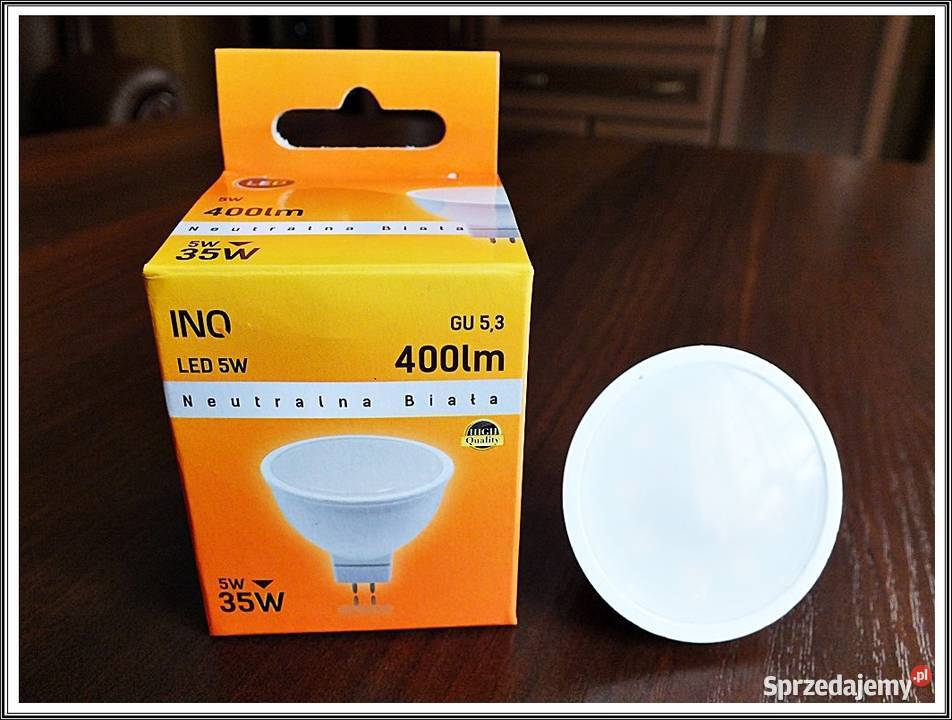 Żarówka LED MR16 5W35W 230V 400lm Neutralna