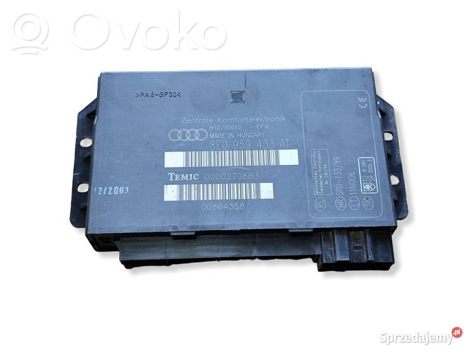 Audi A4 S4 B7 STEROWNIK MODUŁ KOMFORTU