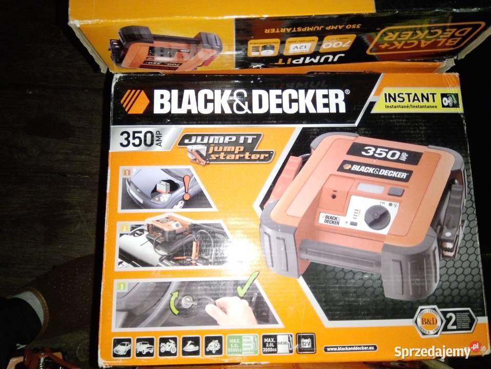 Aparat rozruchowy booster Black Decker 350A nowy Mińsk Mazowiecki