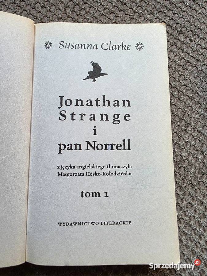 Susanna Clarke Jonathan Strange i pan Norrell fantasy