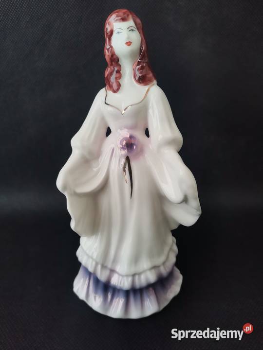 Stara figurka porcelanowa Dama porcelana Jan Katowice sprzedam