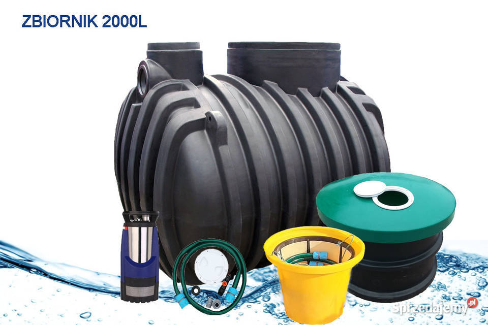 ZBIORNIK NA DESZCZÓWKĘ 2000L ZESTAW Wrocław