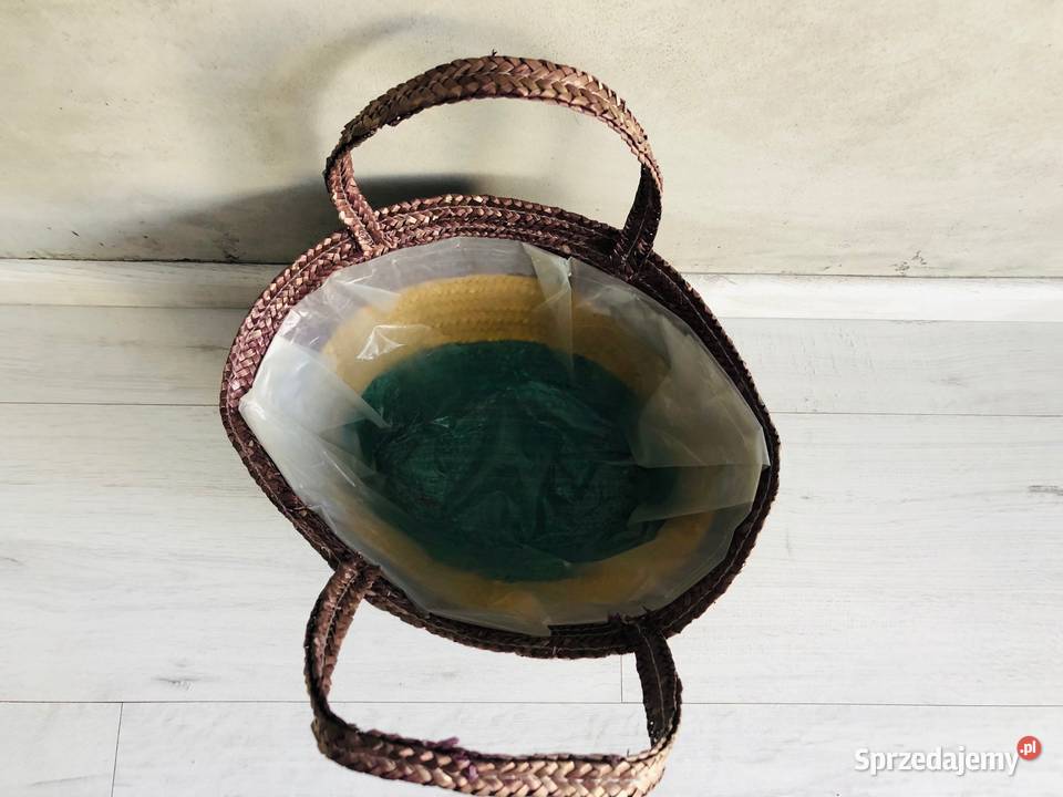 Koszyk torebka słomiana plecionka słomkowy Łódź sprzedam