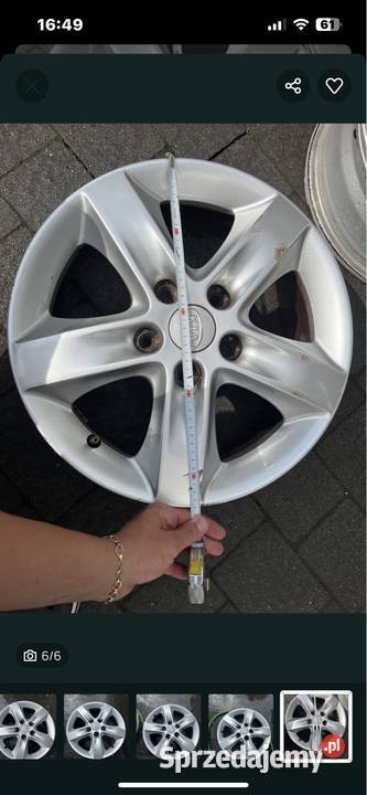 Felgi Kia Ceed 16 alusy aluminiowe Łódź