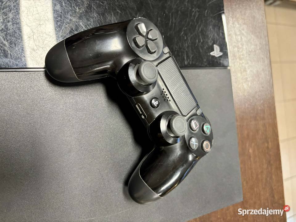 Konsola Sony PlayStation 4 500 GB czarny Pad warmińsko-mazurskie Elbląg