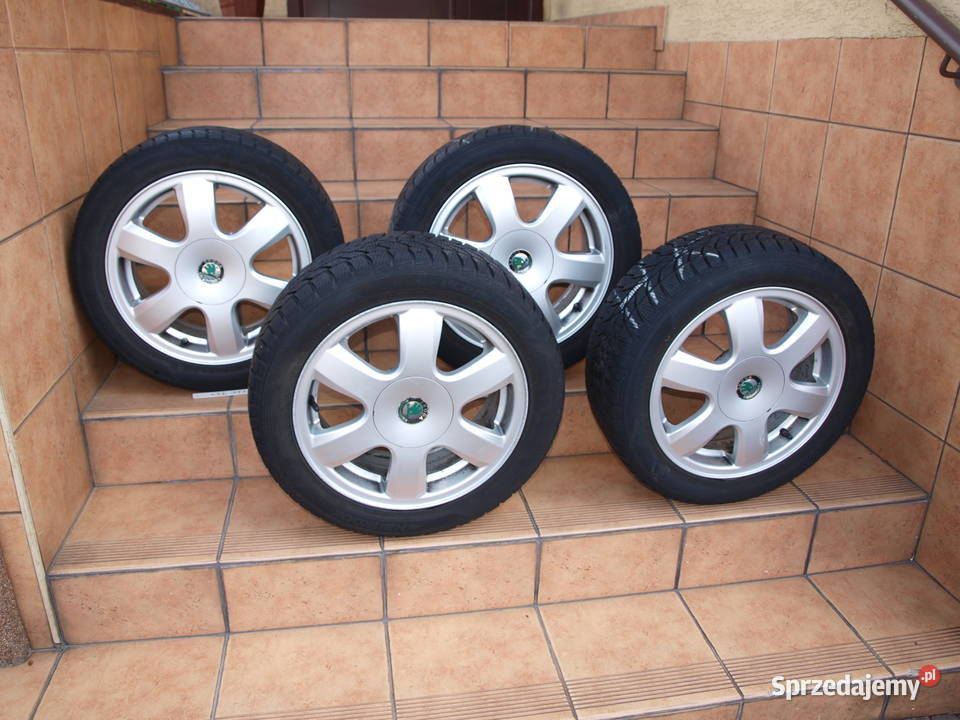 Skoda koła zimowe 15 alufelgi 5 x 100 Kalisz