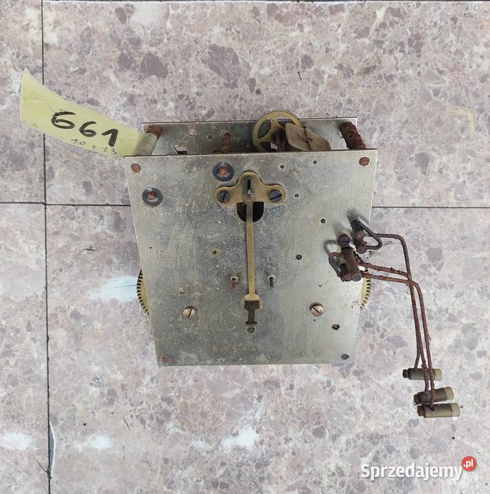 661 Mechanizm starego zegara ściennego Metron Tczew sprzedam