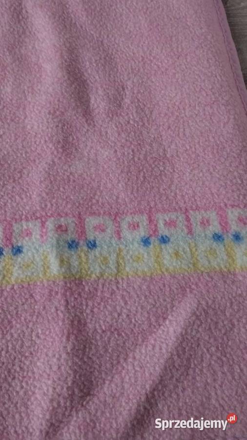 koc kocyk różowy dziecięcy Pościel i kocyki Poznań