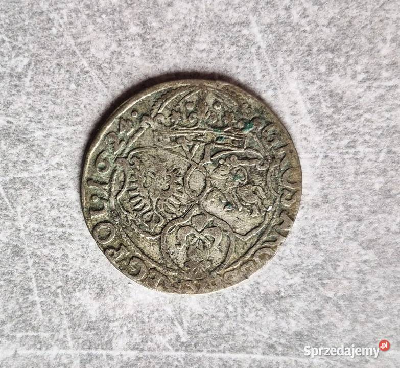 122 POLSKA srebro Szóstak 1624 r Wola Kruszyńska