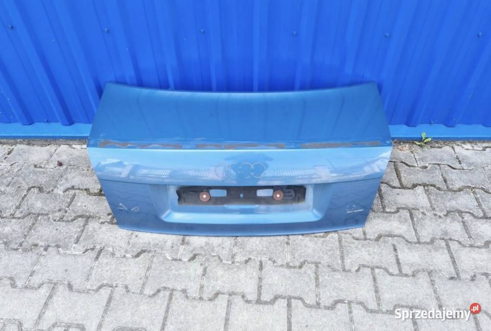 KLAPA BAGAŻNIKA TYŁ TYLNA AUDI A4 B6 SEDAN osobowe Klapy bagażnika